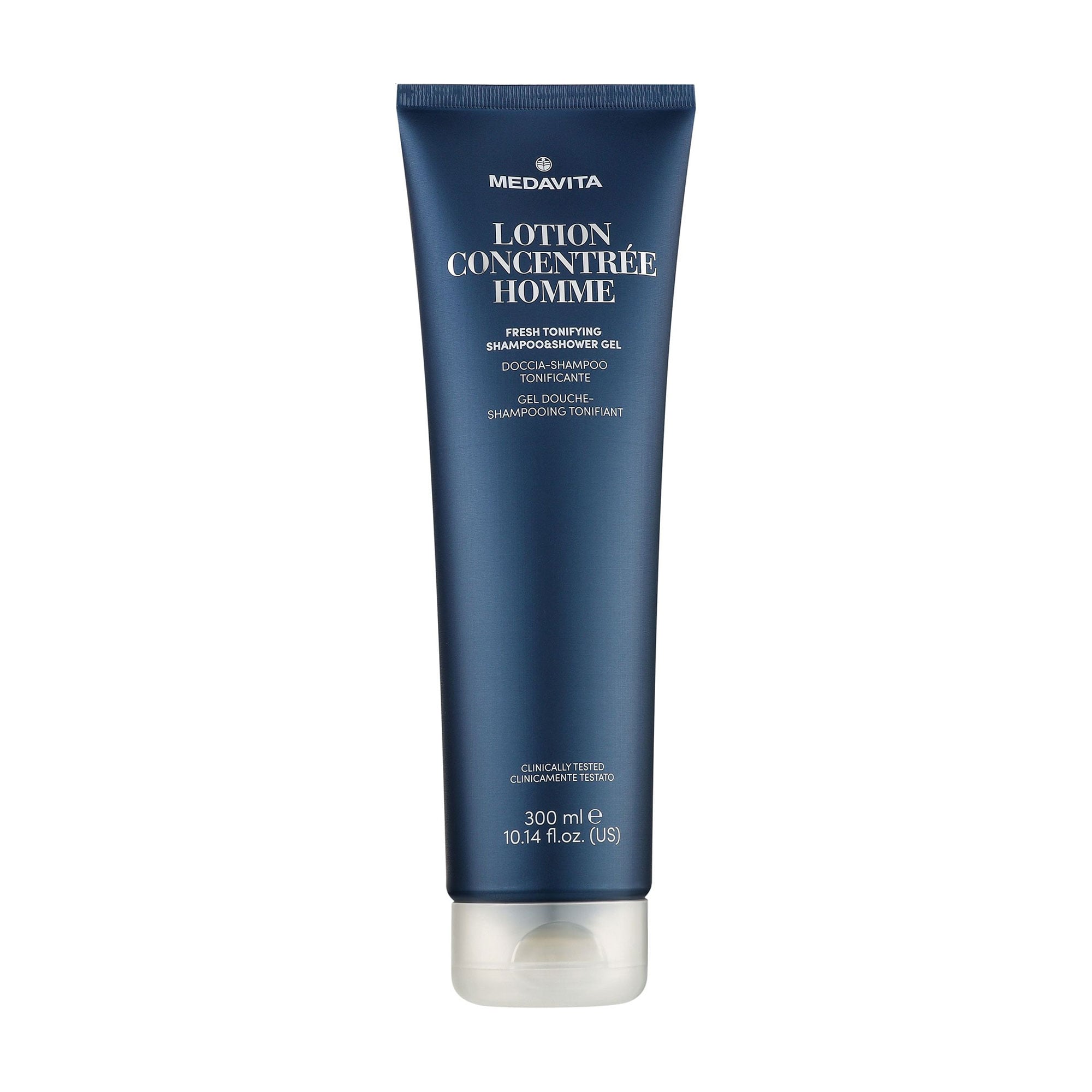 Чоловічий освіжальний шампунь та гель для душу Medavita Lotion Concentree Homme Fresh Tonifying Shampoo &amp; Shower Gel, 300 мл